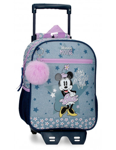 MOCHILA ADAP. 28CM.C/CARRO MINNIE STYLE